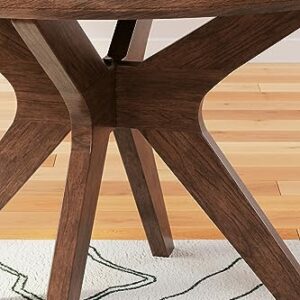 Signature Design by Ashley Lyncott Traditional Round Dining Room Table, Seats up to 4, Brown