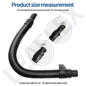 14-37-0105 Vacuum Hose for Milwaukee M18 Packout Vacuum 0970-20 0880-20, Fit 18V 2.5 Gallon Wet/Dry Shop Vac Hose Assembly - Internal Storage