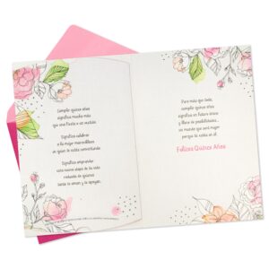 Hallmark Vida Quinceanera Birthday Card (Como una Flor)