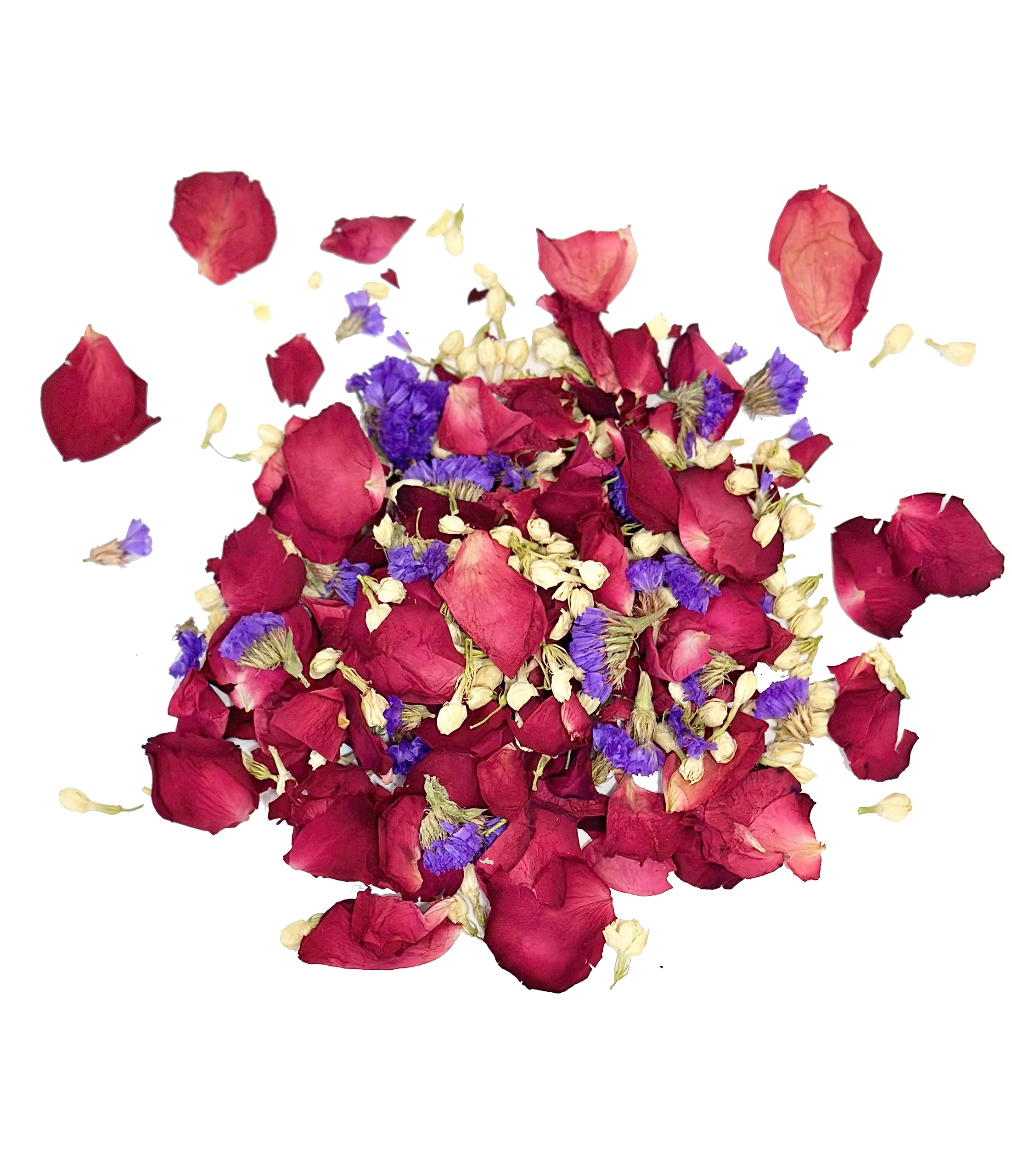 Dried Flower Petals,Dried Rose Petals for Weddings, 20 Cups(3.5Oz) Biodegradable Flower Petals Confetti,Flower Girl Proposal,Table Decorations Valentine's Day