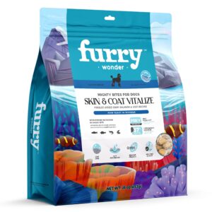 furry · wonder . freeze dried raw dog food salmon and cod recipe 16 ounce, usa made grain free high protein dog food for complete meal or food topper, freeze dried raw diet for skin & coat vitalize