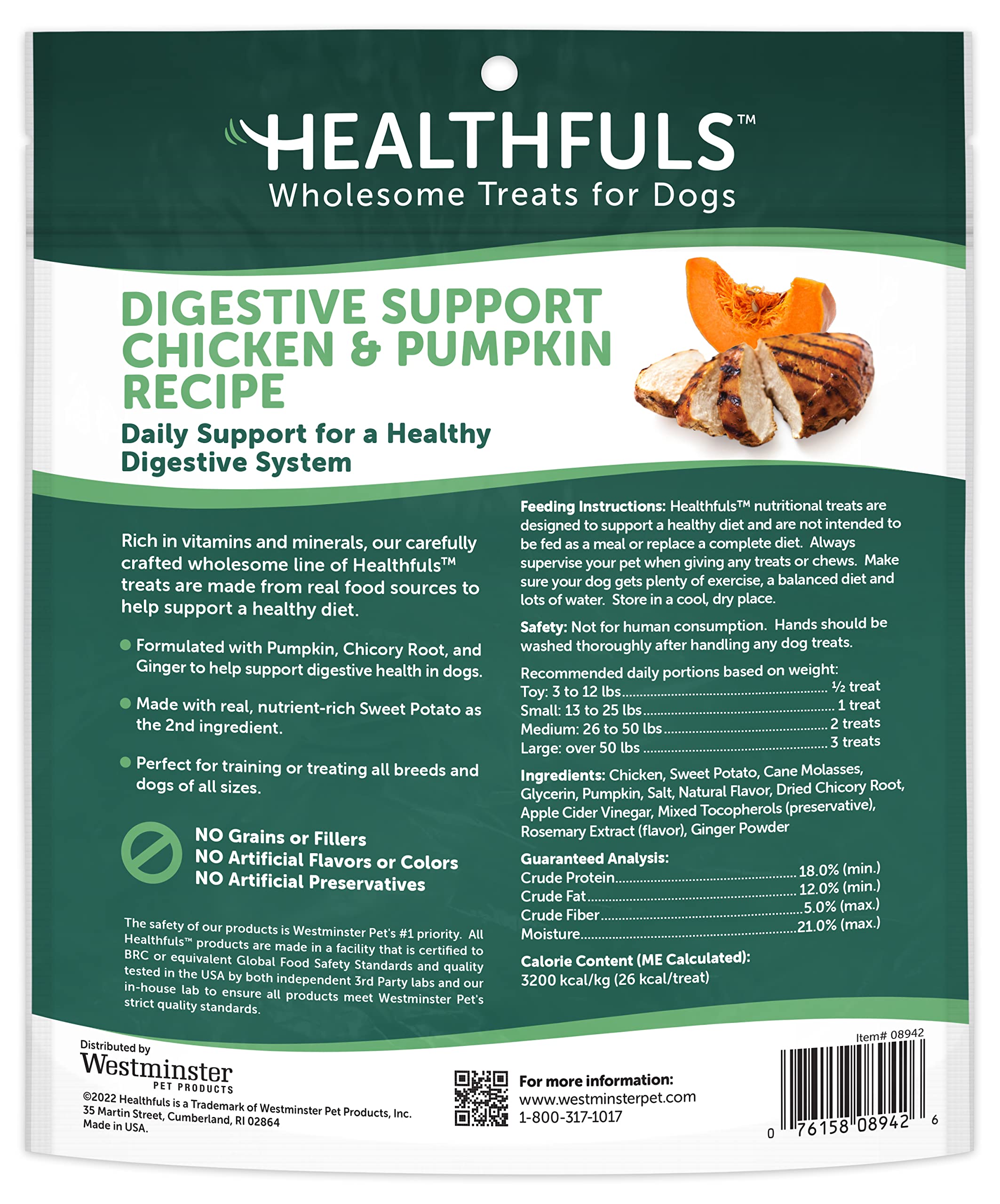 HEALTHFULS Heathfuls Digestive Support - Chicken and Pumpkin Recipe