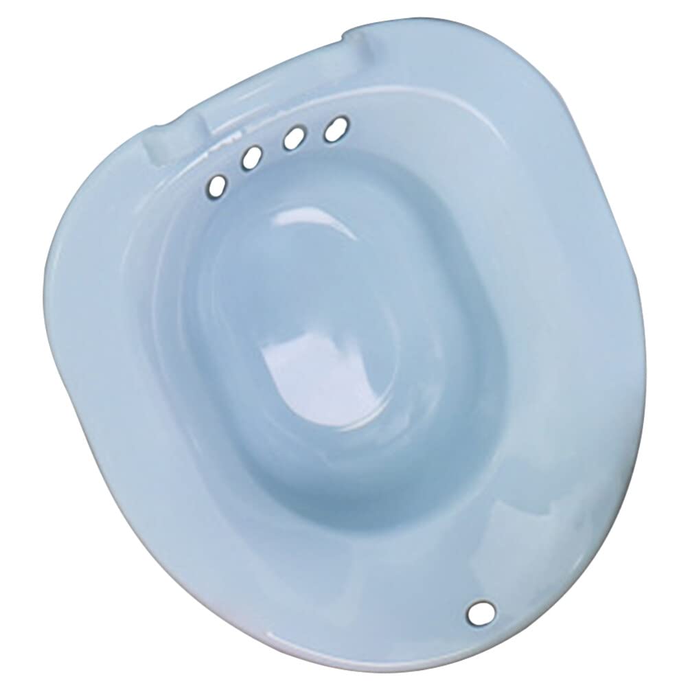 LALAFINA Bidet Toilet Seat Bidet Bath Sitz Seat Toilet Basin Hip Bath Basin Bathtub Blue Pregnant Woman Plastic Wash Ass Sitz Bath Basin