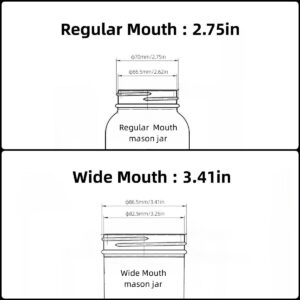 Jumterlee 18 Pack Black Wide Mouth Mason Jar Lids with Silicone Rings, Plastic Mason Jar Lids,Plastic Canning Lids, Fit Ball,Kerr and More (black)