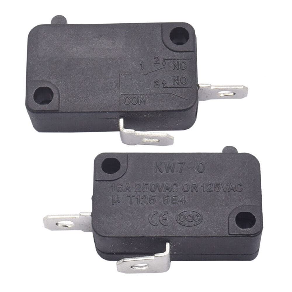 TEAMWILL 2PC Micro Switch for Air Fryer XL Power XL Vortex Air Fryer KW7-0 16A 125V