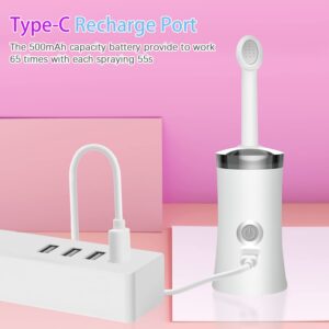 Electric Portable Bidet, LLest Rechargeable Handheld Travel Bidet, 4 Pressure Options Toilet Bidet Sprayer with Travel Bag for Personal Cleaning, Essentials for Postpartum/Perineal/Hemorroid Care