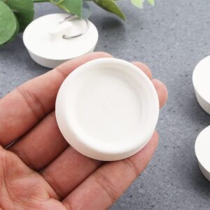 Tub Stopper Rubber Sink Stopper Durable White Drain Plug Rubber Universal Washbasin Leak-Proof Stopper for Bathroom Kitchen(A1,White)