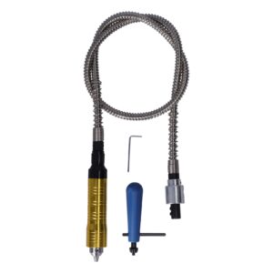 Heavy Duty Flex Shaft, Flexible Flex Shaft Polishing Chuck Rotary Grinder Tool Extension Cable Chuck Handle Electric Polisher Adapter Accessories