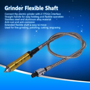 Heavy Duty Flex Shaft, Flexible Flex Shaft Polishing Chuck Rotary Grinder Tool Extension Cable Chuck Handle Electric Polisher Adapter Accessories