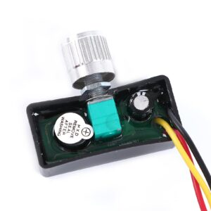 adjustable pressure switch of electric spray, 12v motor speed controller, control machine rotation speed, suitable for agriculture, animal husbandry, fishery, forestry (with buzzer alarm)