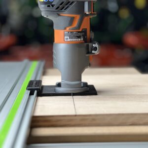 ToolCurve's Guide Rail Adapter Compatible with Ridgid Trim Router