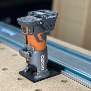 ToolCurve's Guide Rail Adapter Compatible with Ridgid Trim Router