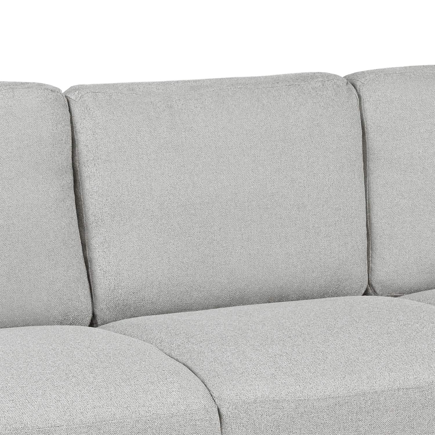 Harper&Bright Designs 3-Seat Sofa Living Room Linen Fabric Sofa Upholstered Sofa with Cushion Back (Light Gray)