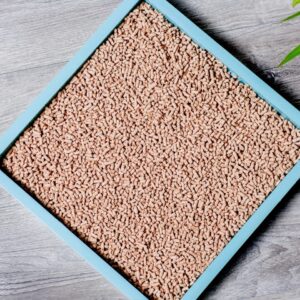 KOCHO Hinoki Wood Cat Litter, Upcycled, Ultra Lightweight, Natural Aroma of Hinoki Japanese Cypress, Gentle Clumping, Dust-Free