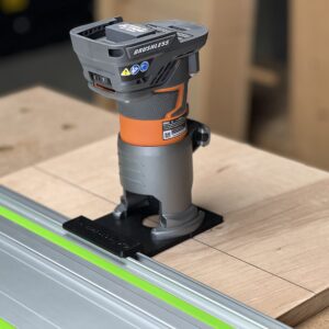 ToolCurve's Guide Rail Adapter Compatible with Ridgid Trim Router