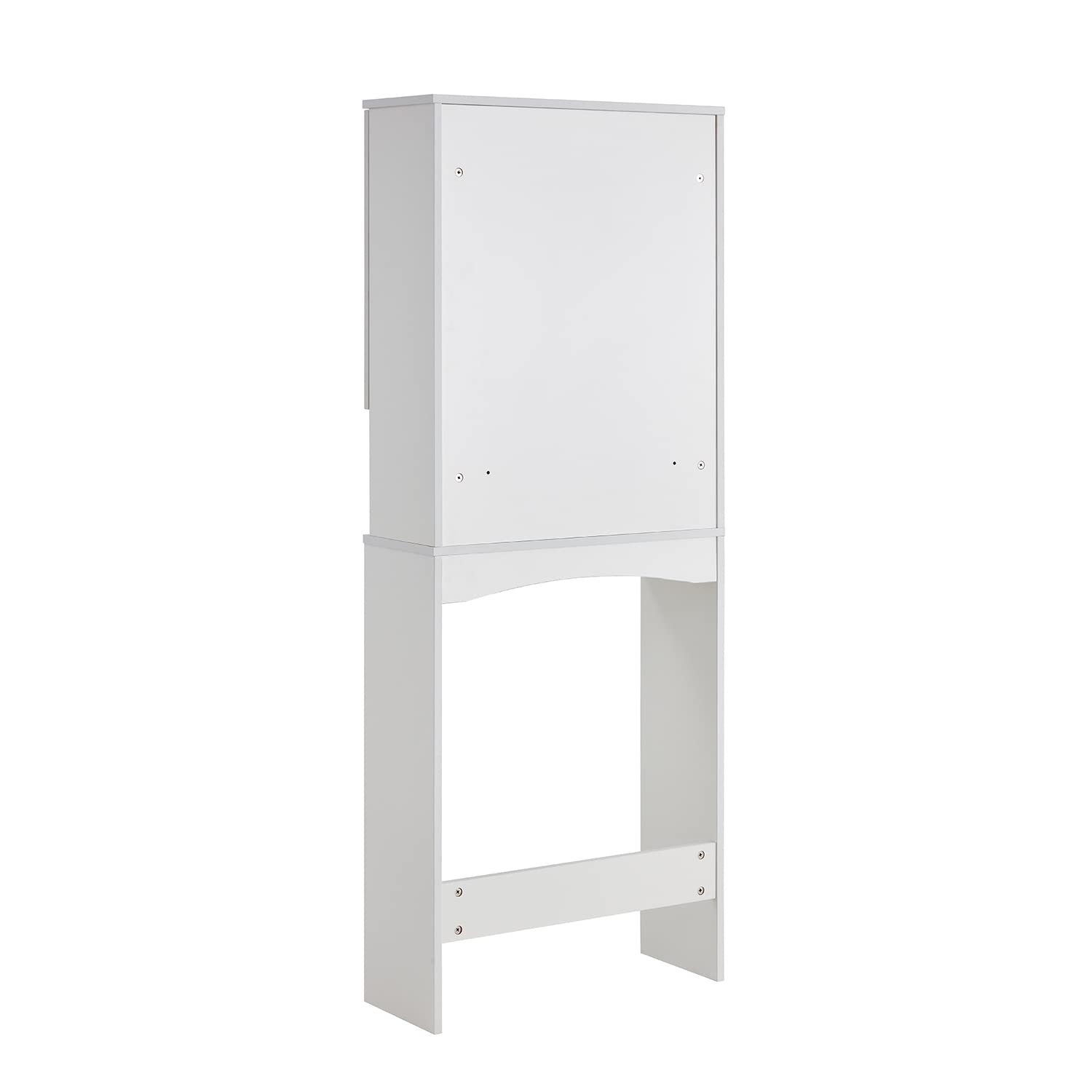 LifeSky Over The Toilet Cabinet - Bathroom Over Toilet Storage Cabinet with Doors - Space Saver Storage for Bathroom White