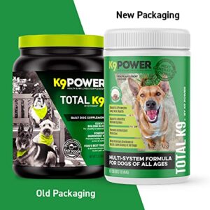 K9 Power Total K9 for Dogs 1lb - Supports Joint Health - Boosts Immune Function -Enhances Muscle Strength - Promotes a Healthy Coat