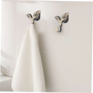 CHILDWEET 4 Sets Iron Wall Coat Hooks Wall Mounted Clothes Hooks for Bedroom Entryway Hallway and Stylish Coat Rack with Hooks for Coats Hats Bags and Towels