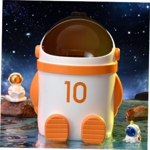 OKUMEYR Astronaut Trash Can Waste Bin Plastic Trash Can Garbage Can Storage Bin Office Waste Can Garbage Bucket Rubbish Bin Household Trash Can Waste Basket Trash Bin Waste Container