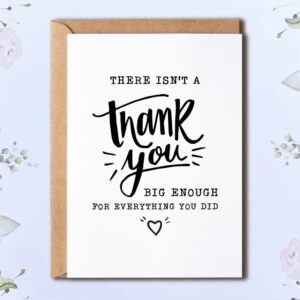 NTVShop There Isn't A Thank You - Nurse Thank You Card Doctor Thank You Card Emergency Response Thank You Card Healthcare Worker