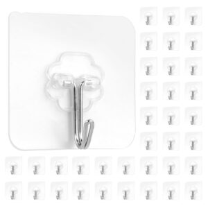 adhesive hooks,adhesive wall hooks,36 pcs15lb sticky hooks,hooks for walls no damage,clear hooks for walls no damage,stick on hooks,adhesive hooks for hanging,shower hooks,utility hooks,kitchen hook