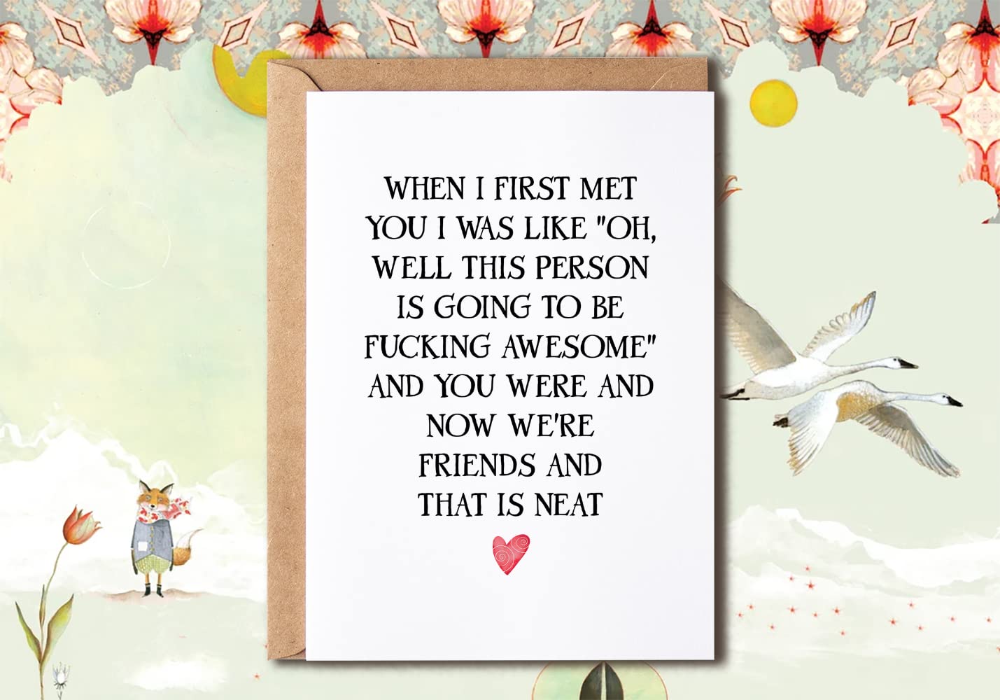 When I First Met You I Was Like - Funny And Sarcastic Friendship Card - Best Friend Birthday Card For Bestie - Sweet Unique Birthday Card