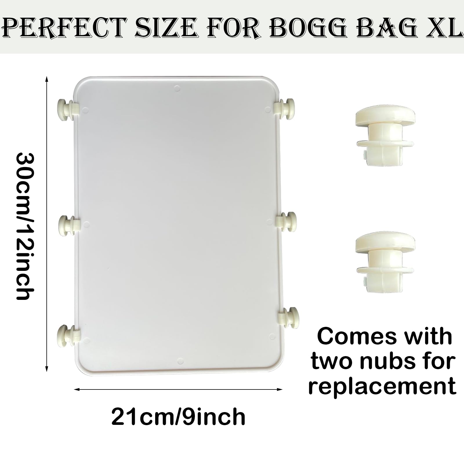 Afonso Upgrade Divider Tray for Bogg Bag Accessories for Bogg Bags, Divider Tray with 8Pcs Socket Compatible with Bogg Bag Original X Large Help with Organizing Your Bag and Divide Space (2Pcs)