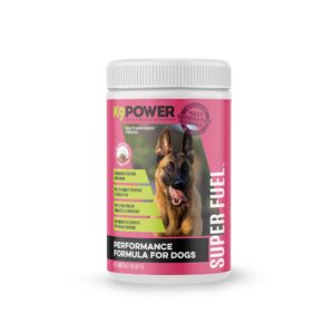 k9 power super fuel for dogs 1lb - boosts energy levels supports muscle growth & enhances joint health.