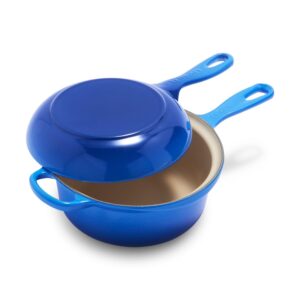 le creuset multifunction pan, 2.5 qt, exclusive color: azure blue