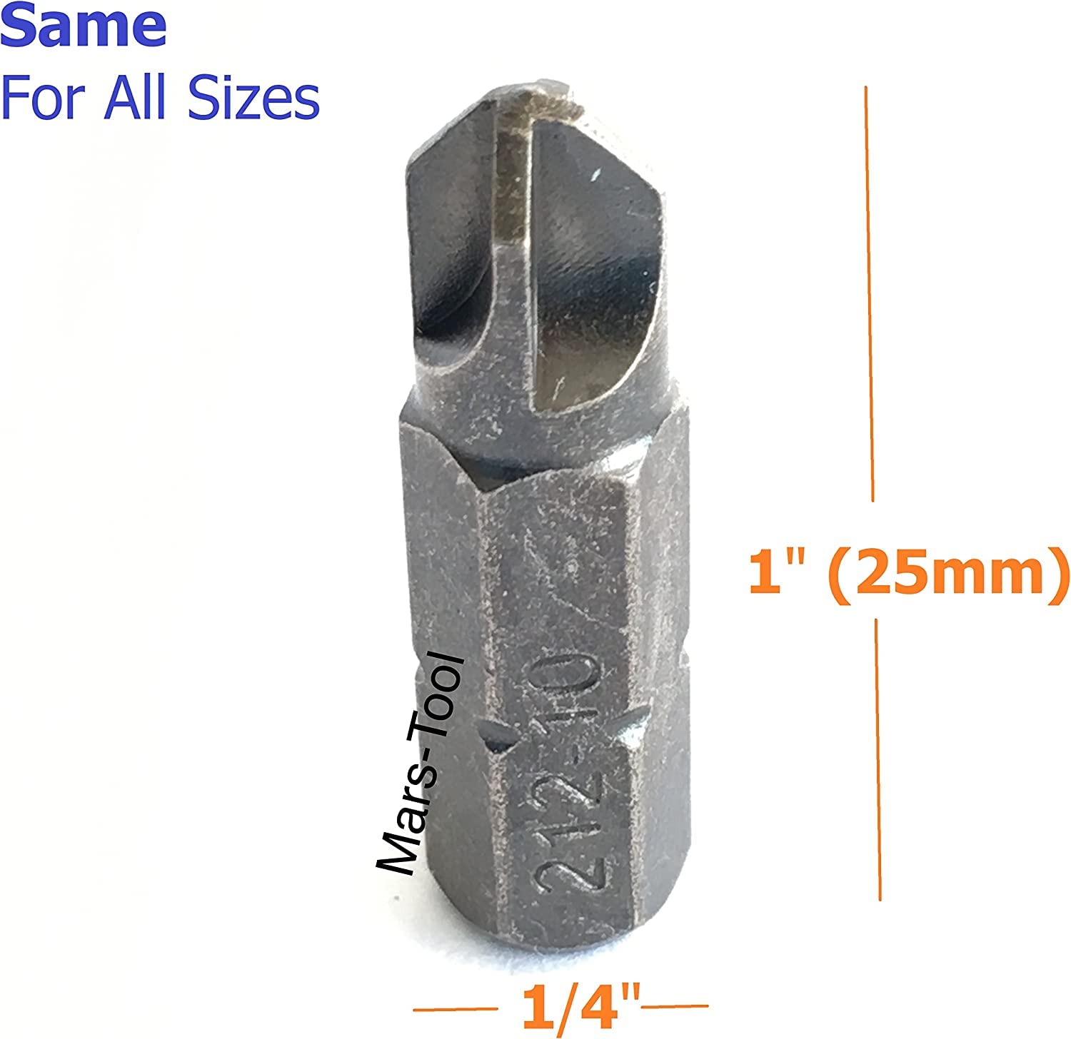 MARS-TOOL Screwdriver Insert Bits for Torq-Set, Aviation Standard S2 Steel (10/Pack Assorted: 4,6,8,10)