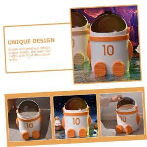 OKUMEYR Astronaut Trash Can Waste Bin Plastic Trash Can Garbage Can Storage Bin Office Waste Can Garbage Bucket Rubbish Bin Household Trash Can Waste Basket Trash Bin Waste Container