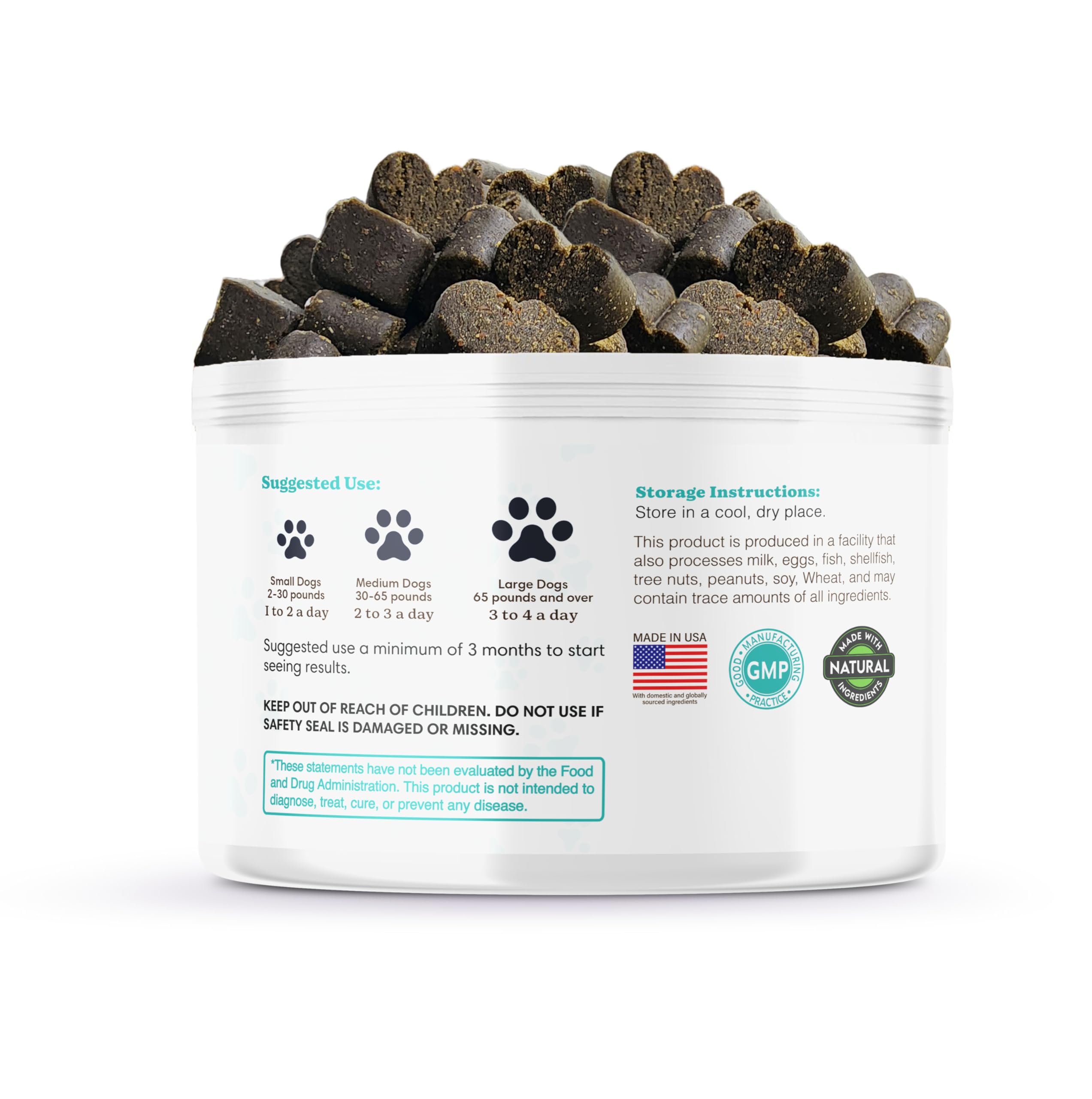 Ultimate Dog PROBIOTIC Chews - Boosts Gut Health and Eases Allergies with PROBIOTICS, POSTBIOTICS, PREBIOTICS (FOS) Inulin - Colostrum - Glutamine - Mushrooms -Pumpkin-QUERCETIN and a SUPERFOOD Blend