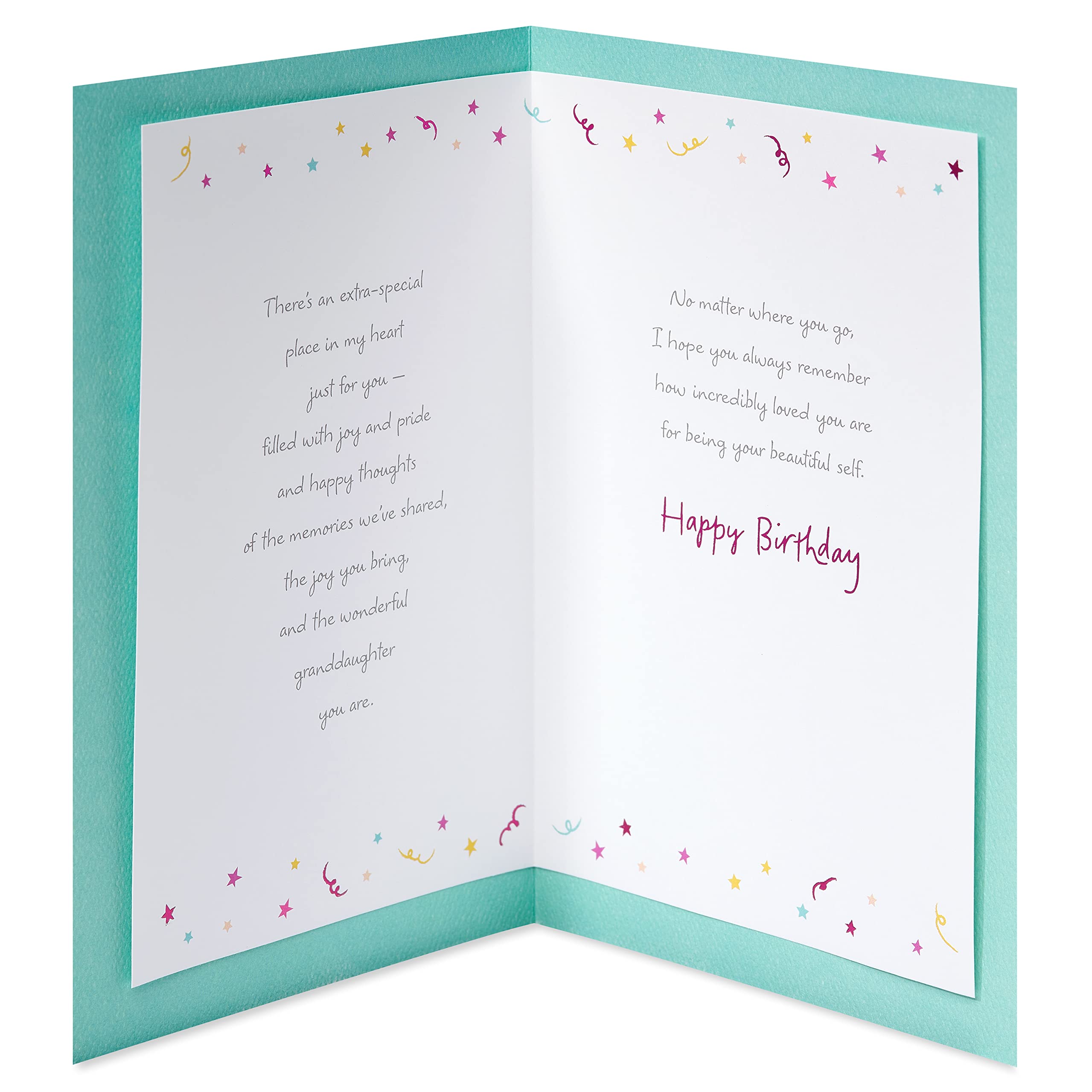 American Greetings Birthday Card for Granddaughter (Your Beautiful Self)