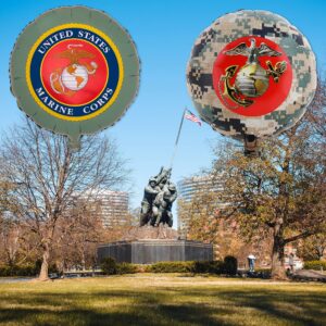 Havercamp U.S. Marine Balloons (6 Pack) 3 Marine Balloons with the Official Seal & 3 with Camo. Officially Licensed Marine Corps Balloons. Celebrate your Marines Birthday, Graduation, Homecoming.