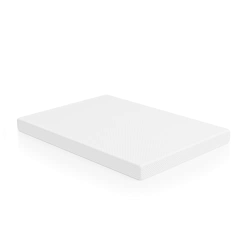 HOMES: Inside + Out Zinne Twin Mattress 6 inch Gel Memory Foam Mattress for Cool Sleep & Pressure Relief, Medium Firm Mattresses CertiPUR-US/Bed-in-a-Box/Pressure Relieving Twin Size