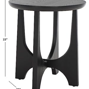 SAFAVIEH Couture Collection Sasha Black Oak Veneer Accent Table