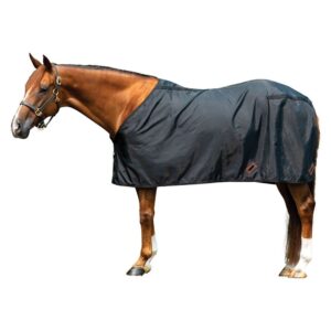 schneiders dura-nylon v-free horse sheet liner | color black | size 76 | enhances horse comfort | boosts coat shine | prevents rubbing | easy to add | contour fit for stable use