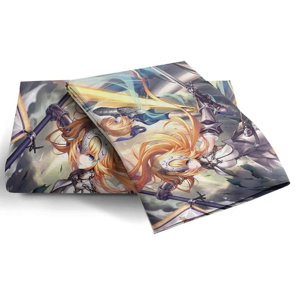 AKARDO Fate Grail War Anime Duvet Cover Soft 3D Printed Bedding Set with Comforter Cover 3 Piece Set Includes 2 Pillowcases and 1 Duvet Cover Machine Washable (08,Full (79"x90"))