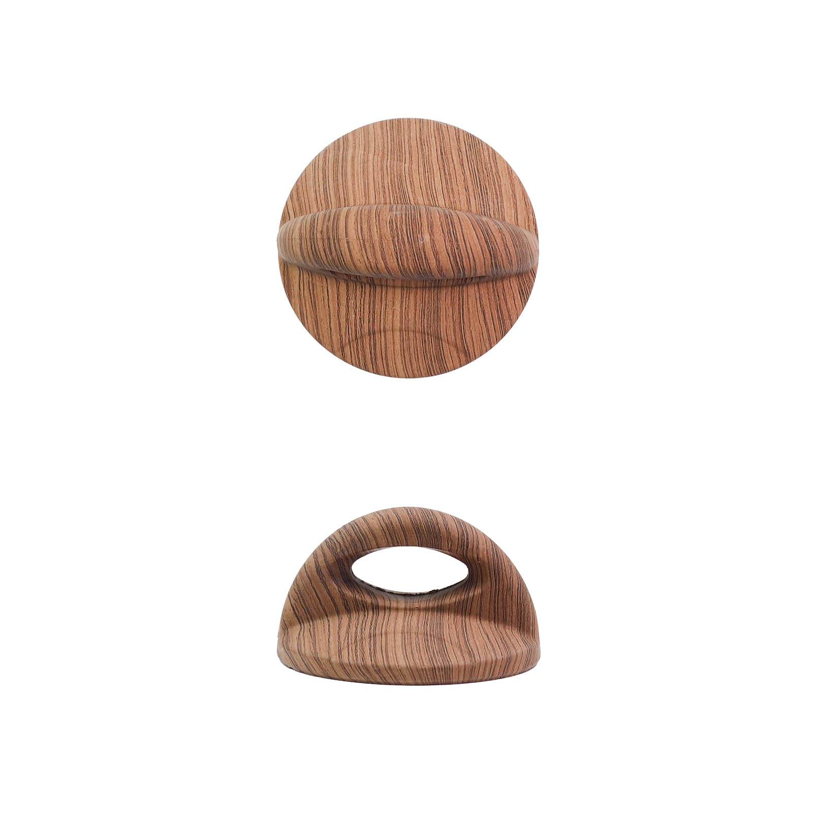 Woogim 2PCS Wooden Pot Lid Knob Pan Lid Holding Handle Replacement Pot Lid Cover Handle for Kitchen Cookware Covers