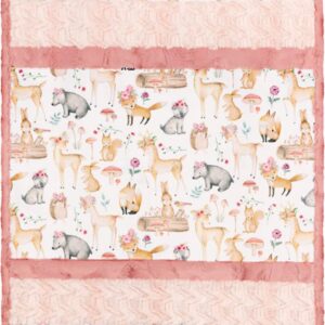 Minky Lullaby Critter Grove Cuddle Kit Shannon Fabrics