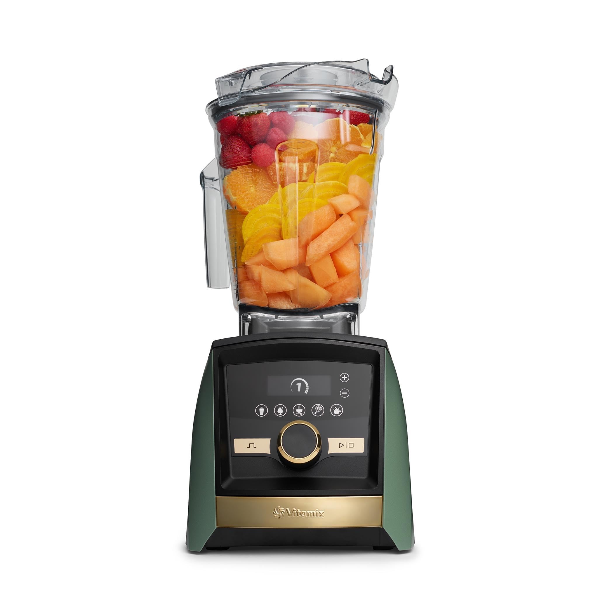 Vitamix A3500 Ascent Series Gold Label Smart Blender, Professional-Grade, 64 oz. Low-Profile Container, Matte Sage with Gold Accents