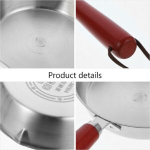 Small Egg Pan Single Egg Frying Pan 5 Stainless Steel Mini Pan Nonstick Egg Pastry Pan with Stay Cool Handle Mini Fry Pan Kitchen Mini Metal Skillet Non Stick Skillet