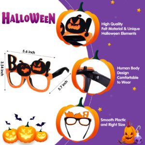 Garma 18 PCS Halloween Glasses for Kids Adults Funny Halloween Party Favors Photo Booth Props Costume Accessories Halloween Party Decorations