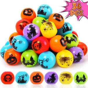 36 pcs halloween party favors mini fidget spinners ball toys for kids halloween treats goodie bag fillers for girls boys bulk halloween treasure box toys for classroom prizes for kids