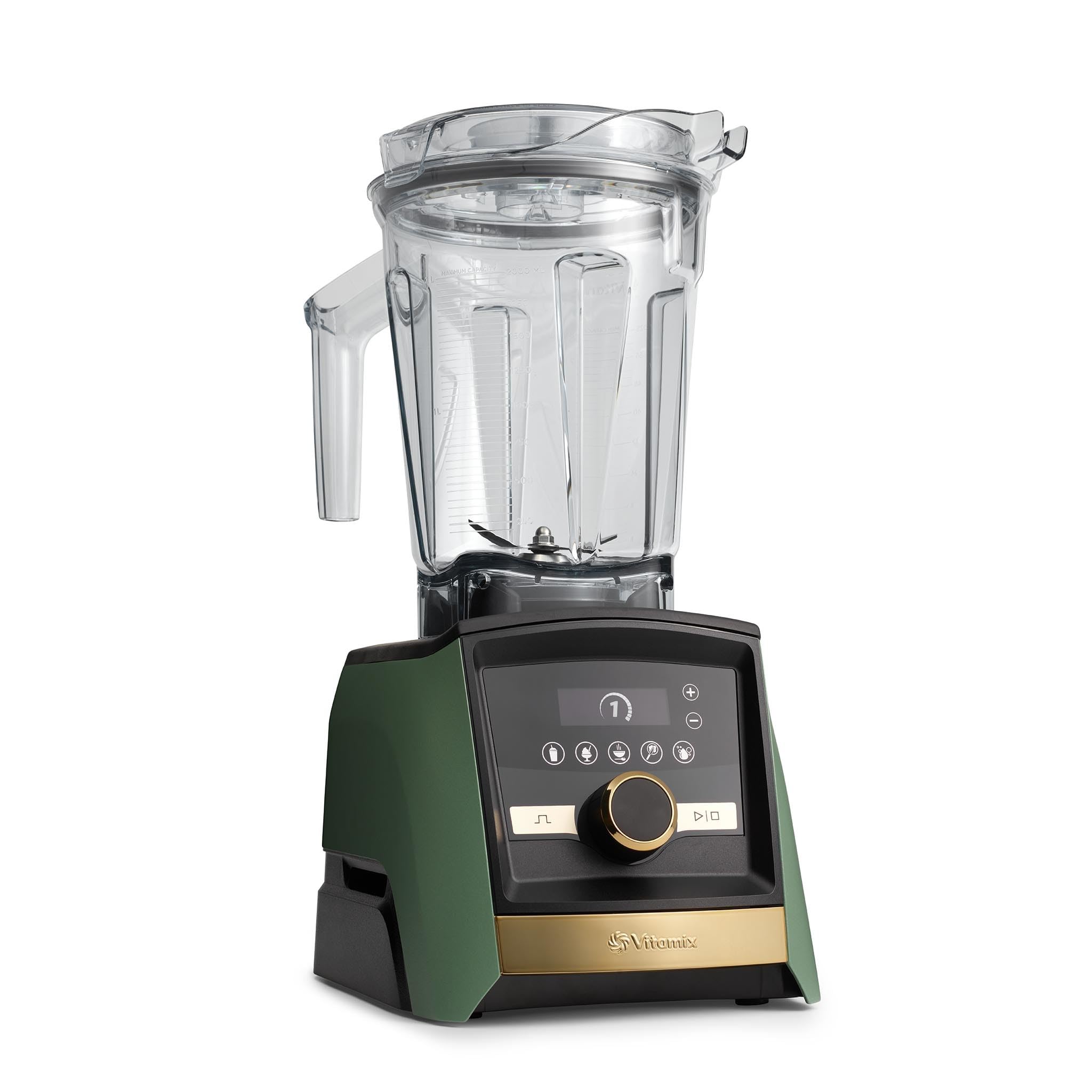 Vitamix A3500 Ascent Series Gold Label Smart Blender, Professional-Grade, 64 oz. Low-Profile Container, Matte Sage with Gold Accents