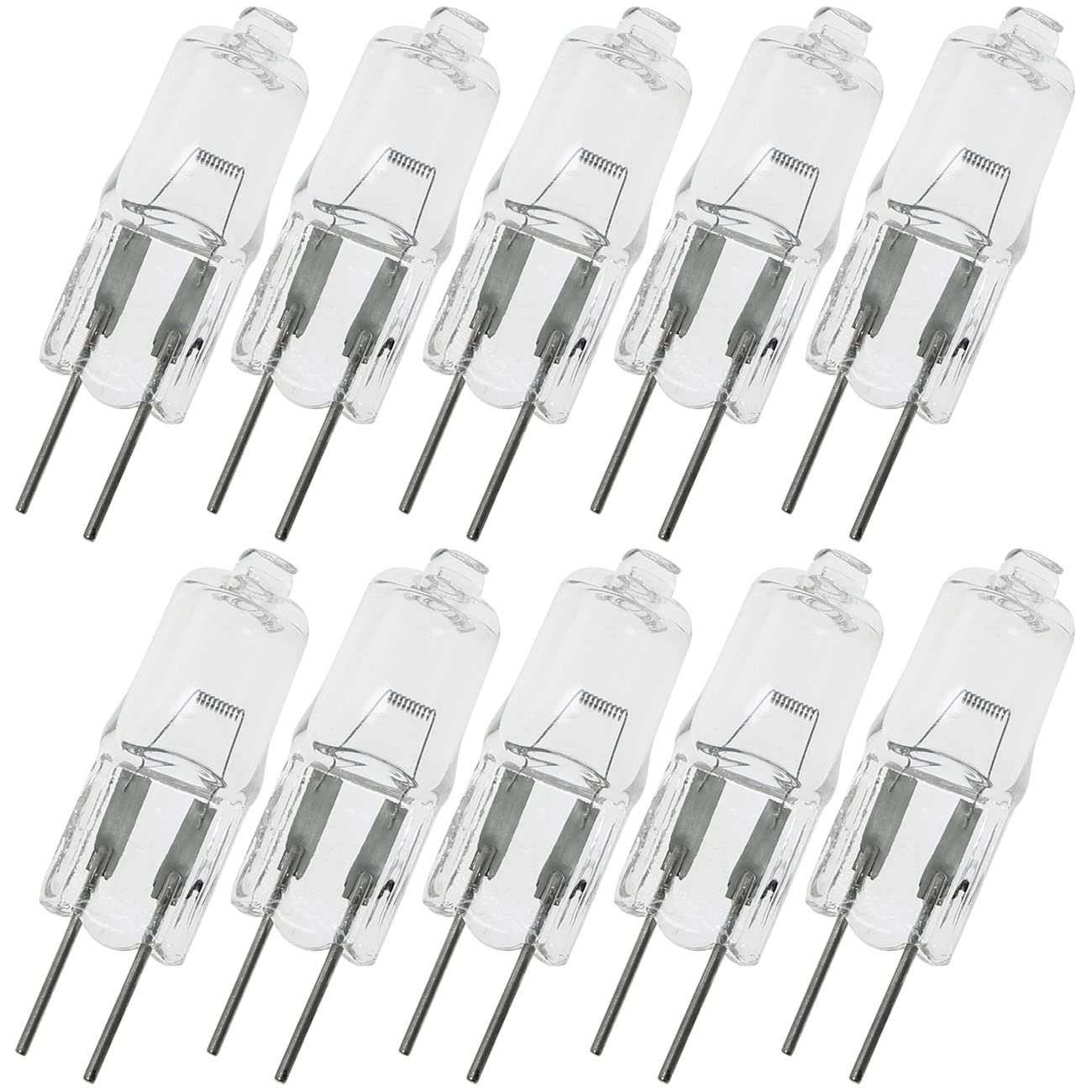 SQXBK 10PCS G4 Halogen Bulb Bulb Instrument 6V20W Bulb Microscope Light Bulb Light Bulb Replacement Heavy Machinery Marine Train Cabin Lighting Replacement