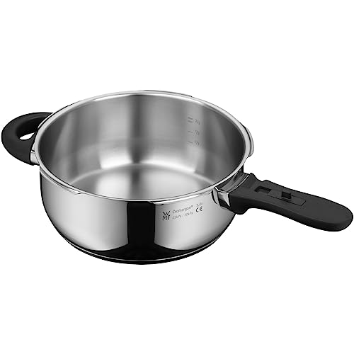 WMF Perfect Plus – Set with Quick Cooker Diameter 22 cm Diameter of 4 Litres and a Half + Body 3 Litres with Flame Protection, Cromargan Stainless Steel for Induction