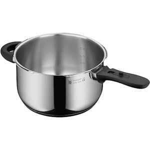 WMF Perfect Plus – Set with Quick Cooker Diameter 22 cm Diameter of 4 Litres and a Half + Body 3 Litres with Flame Protection, Cromargan Stainless Steel for Induction