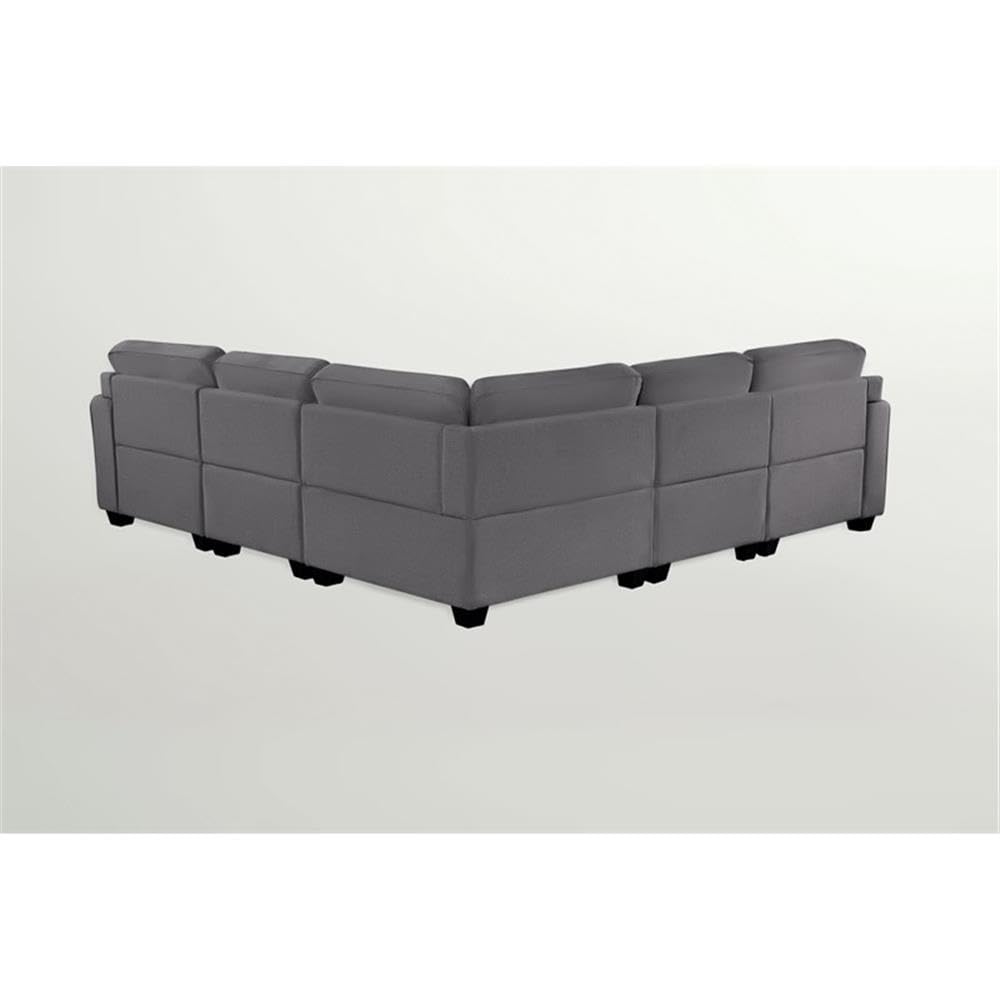 Legend Vansen Fabric Flexible Combination Module Reversible Sectional Sofa