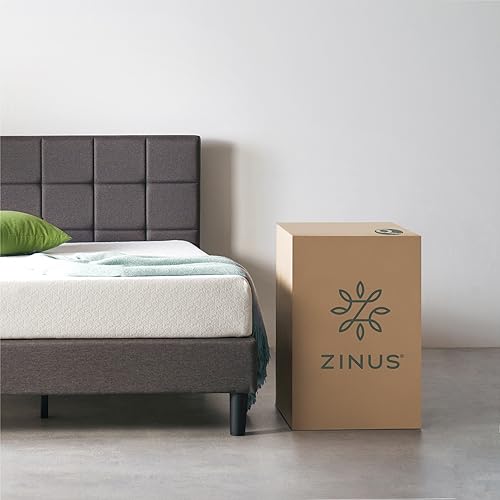 ZINUS 8 Inch Green Tea ActivFresh(R) Memory Foam Mattress, Queen, Mattress in A Box with Compact WONDERBOX Packaging, CertiPUR-US Certified